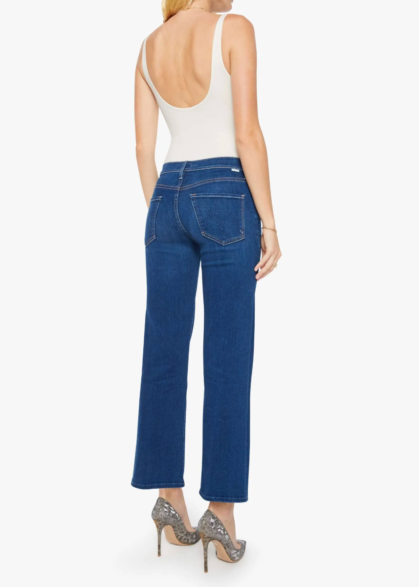 MOTHER The Mid Rise Rambler Zip Flood | Pinkies Up!