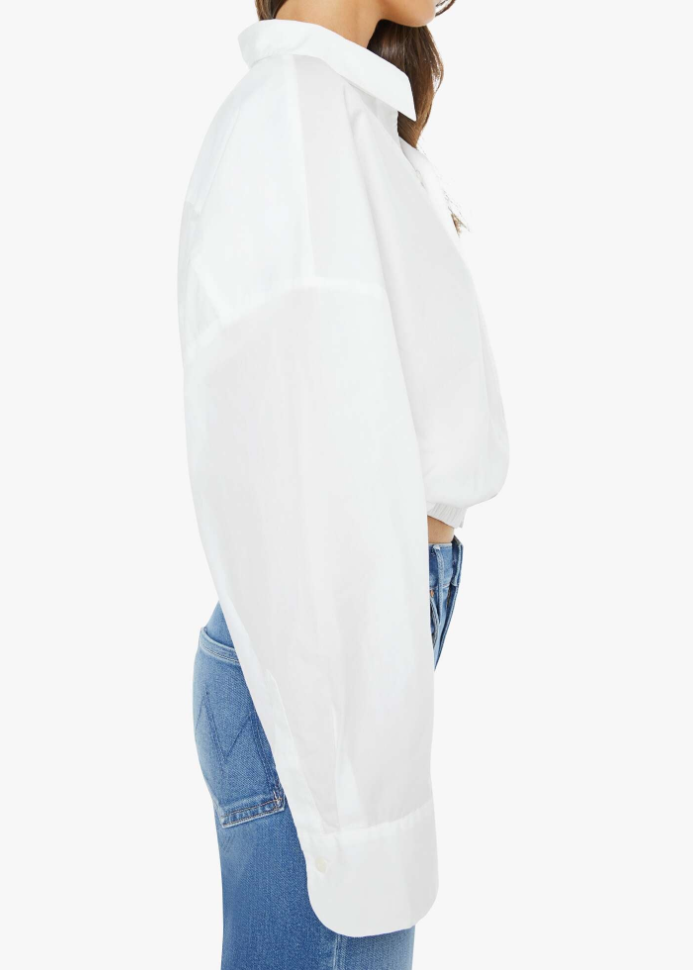 MOTHER The Scrunchie Frenchie | White