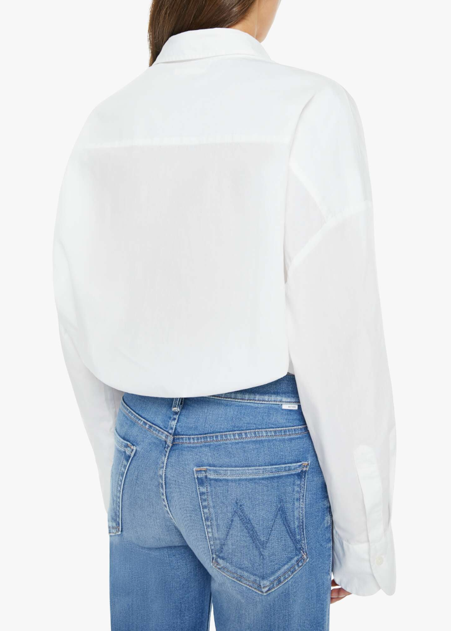 MOTHER The Scrunchie Frenchie | White