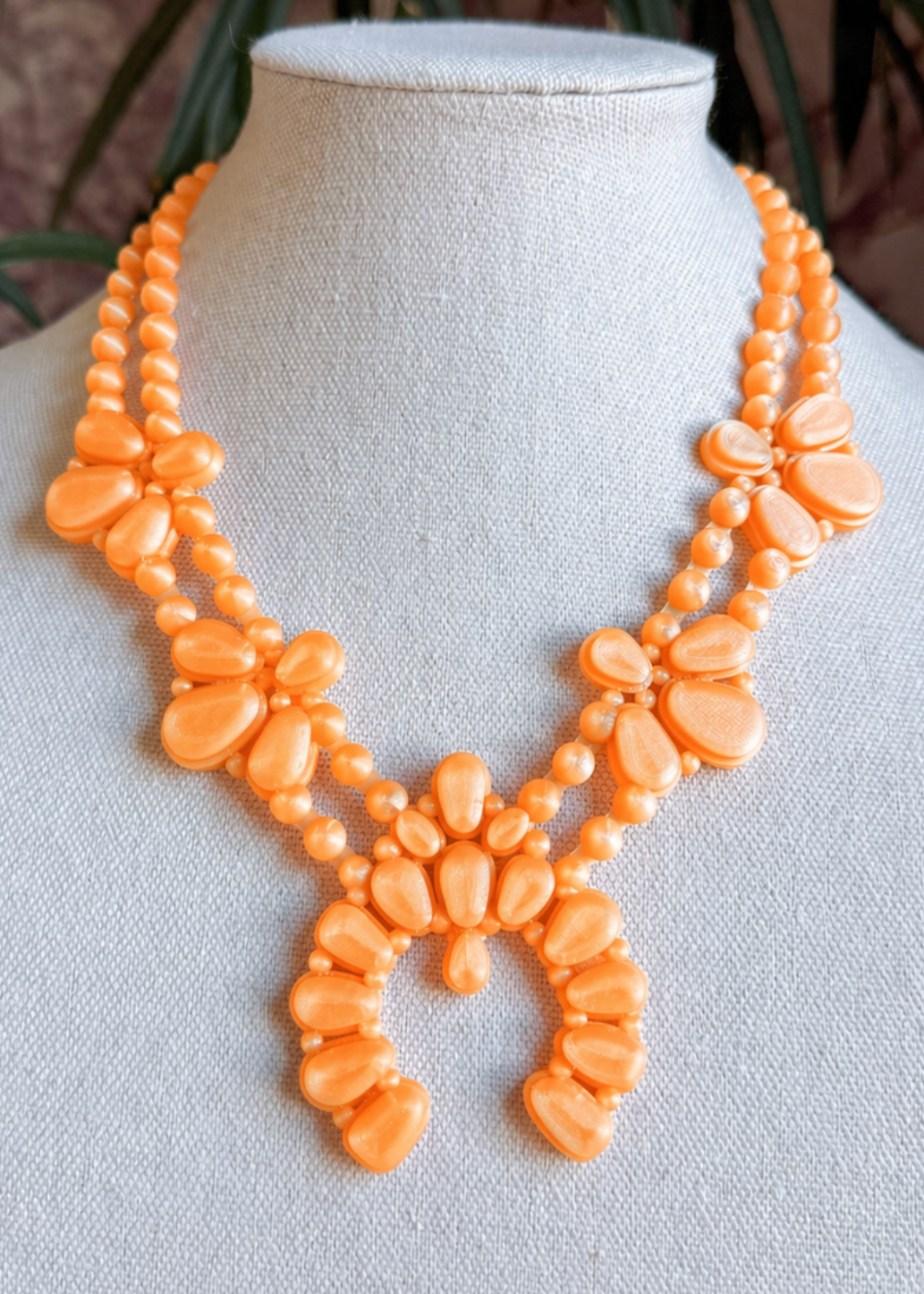 Rahya Night Bloom Necklace | Orange Citrus