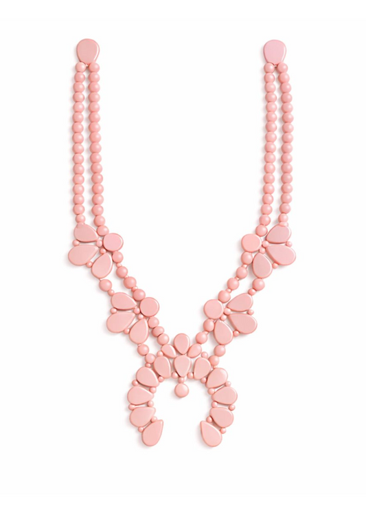Rahya Night Bloom Necklace | Bubblegum Pink