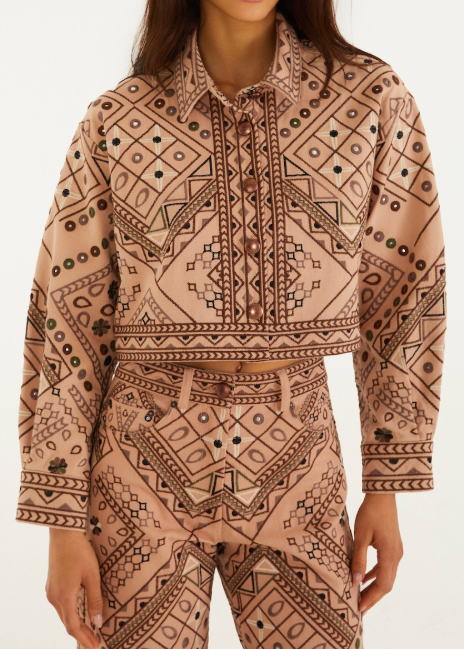 FARM Rio Cosmopolitan Full Print Jacket