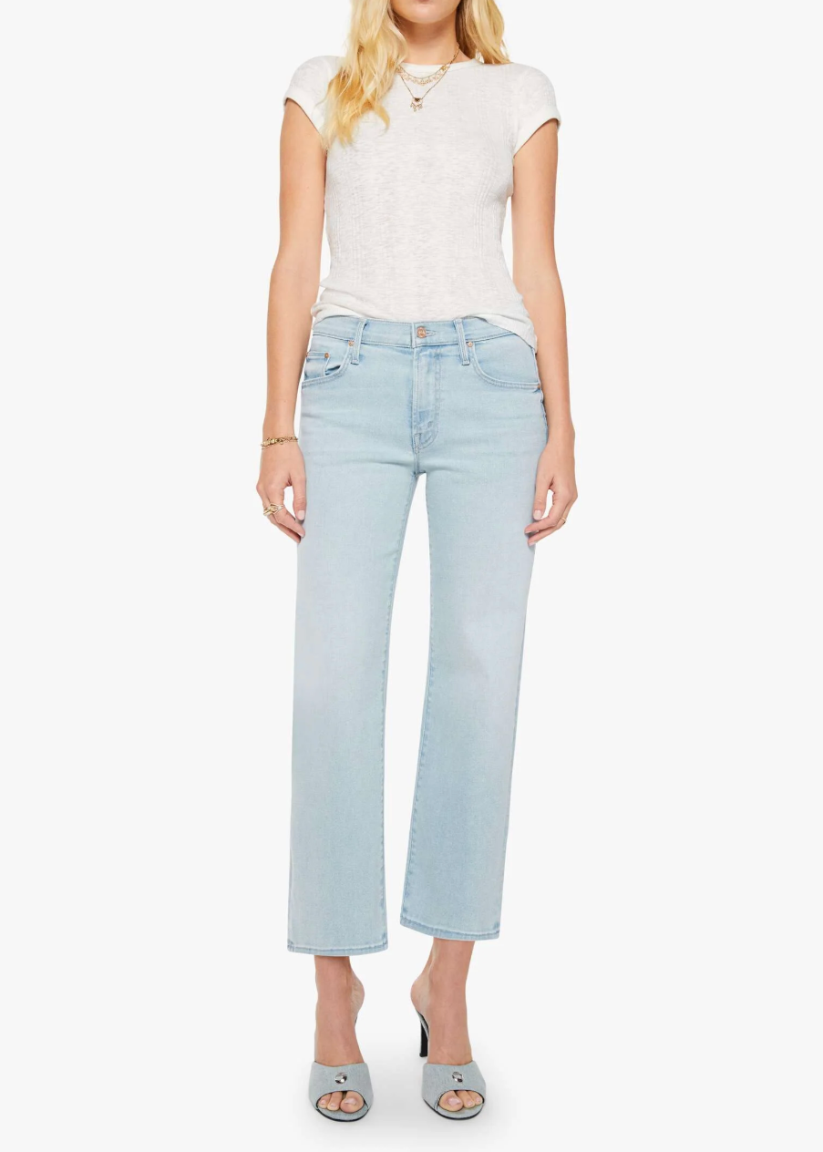 MOTHER The Mid Rise Rambler Zip Ankle | Pretty Please