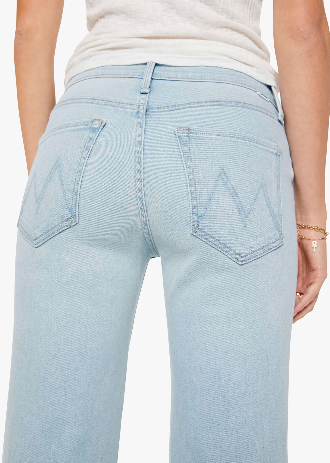 MOTHER The Mid Rise Rambler Zip Ankle | Pretty Please