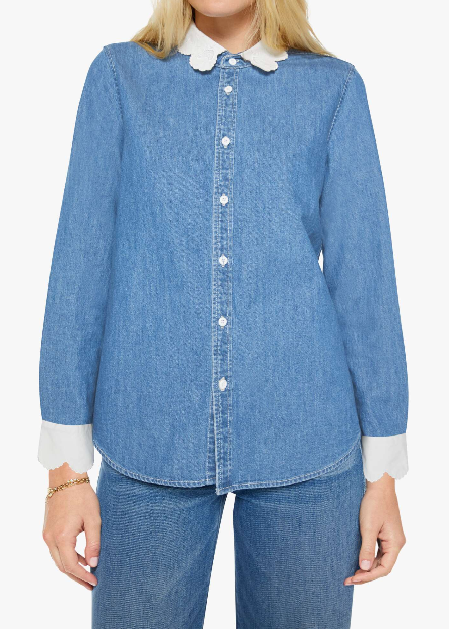MOTHER The Frilly Foxy Boxy Shirt | Story So Far