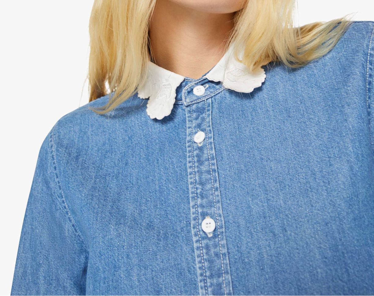 MOTHER The Frilly Foxy Boxy Shirt | Story So Far