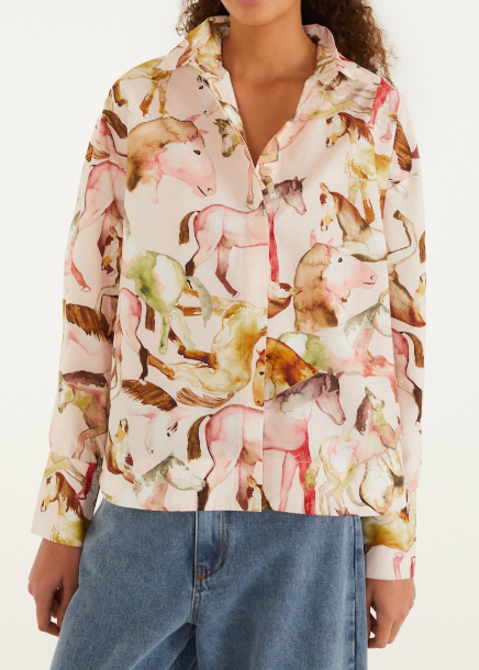 FARM Rio Equestrian Light Pink Shirt