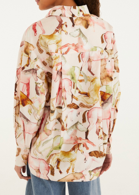 FARM Rio Equestrian Light Pink Shirt