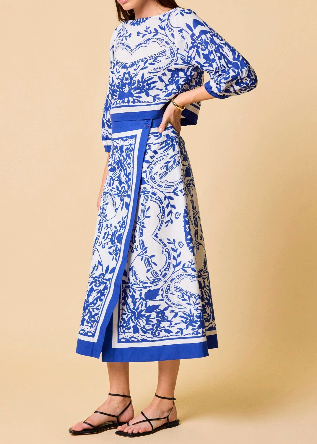 Cleobella Lihua Midi Skirt | Altesse Print