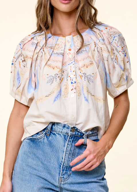 Cleobella Salomé Top | Goleta Print