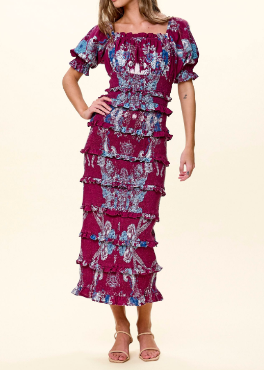 Cleobella Rocío Midi Skirt | Seraphine Print
