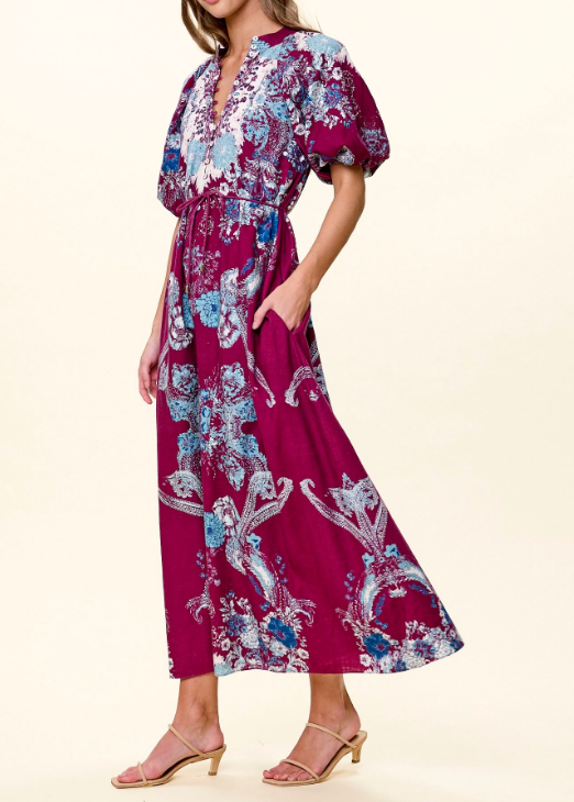 Cleobella Dulcinea Ankle Dress | Seraphine Print