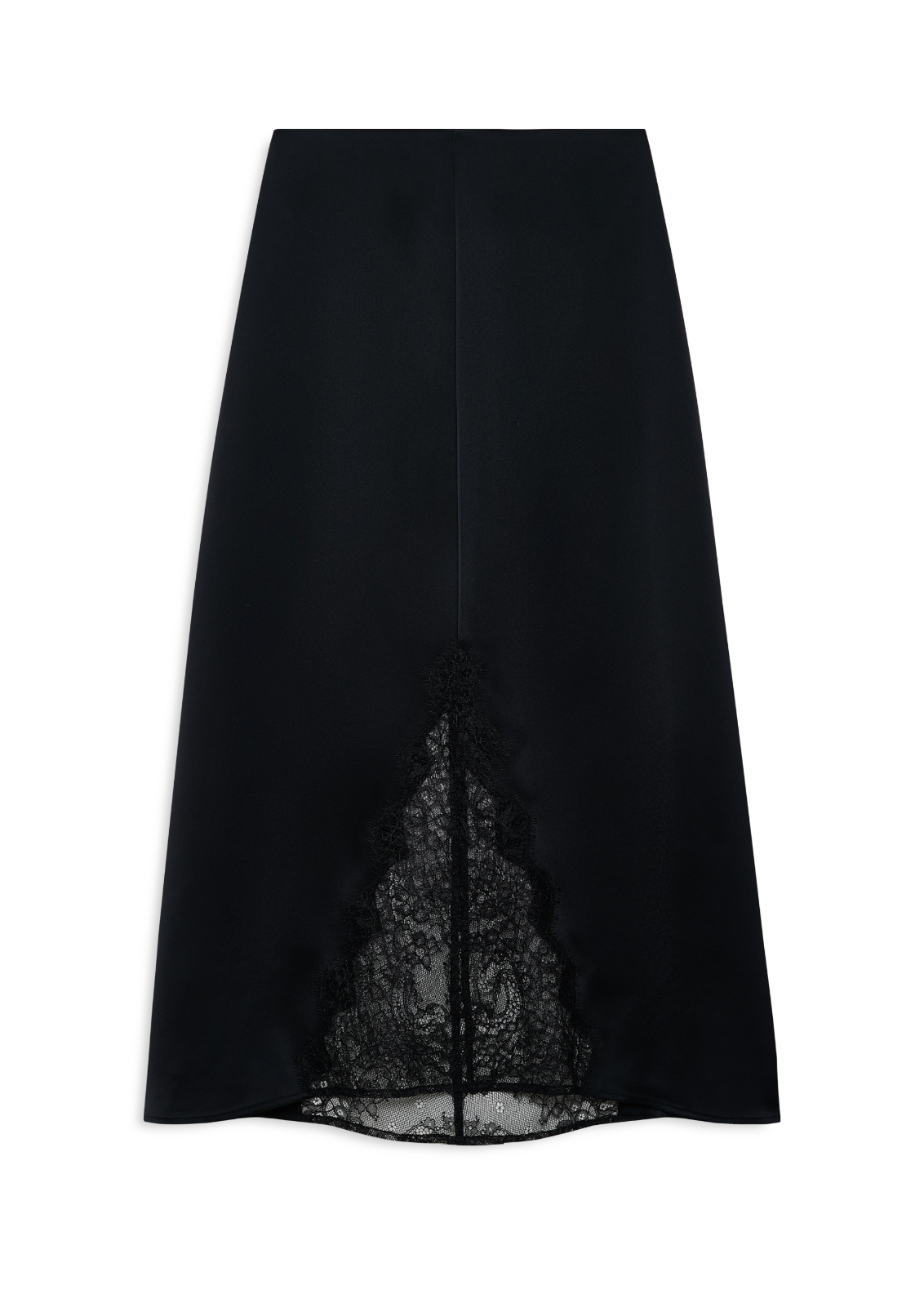 Anine Bing Malou Skirt | Black And Black Lace