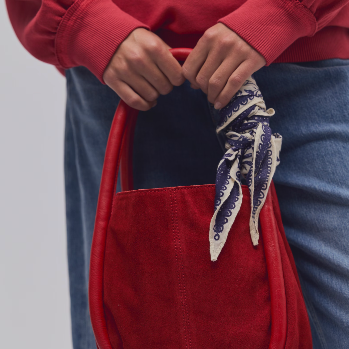Free People Barlow Suede Bucket Bag | Goji