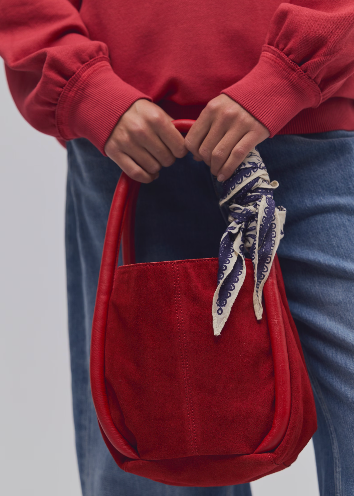 Free People Barlow Suede Bucket Bag | Goji