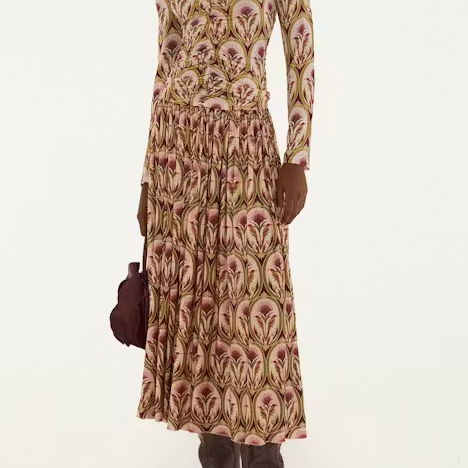 FARM Rio Garden Medal Multicolor Midi Skirt