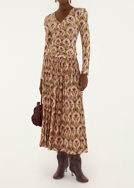 FARM Rio Garden Medal Multicolor Midi Skirt