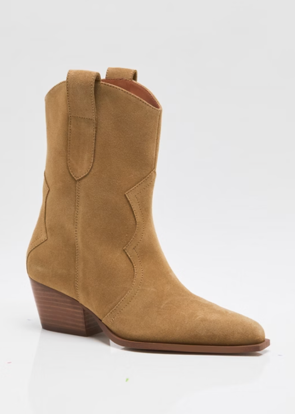 Free People Cat Nap Cowboy Boots | Camel Suede