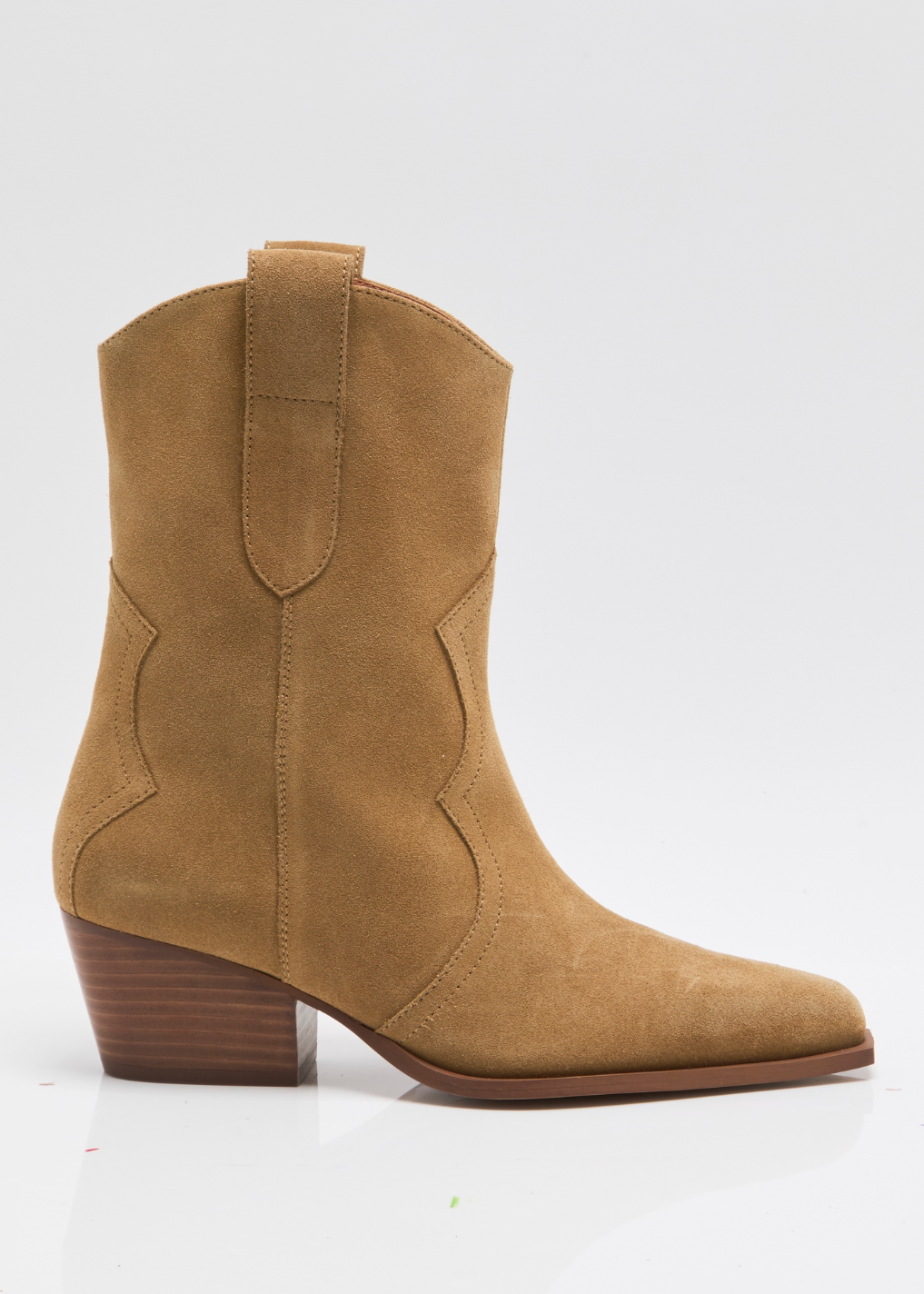 Free People Cat Nap Cowboy Boots | Camel Suede