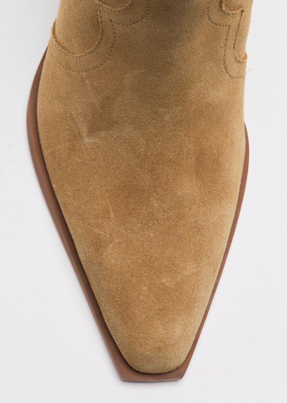 Free People Cat Nap Cowboy Boots | Camel Suede