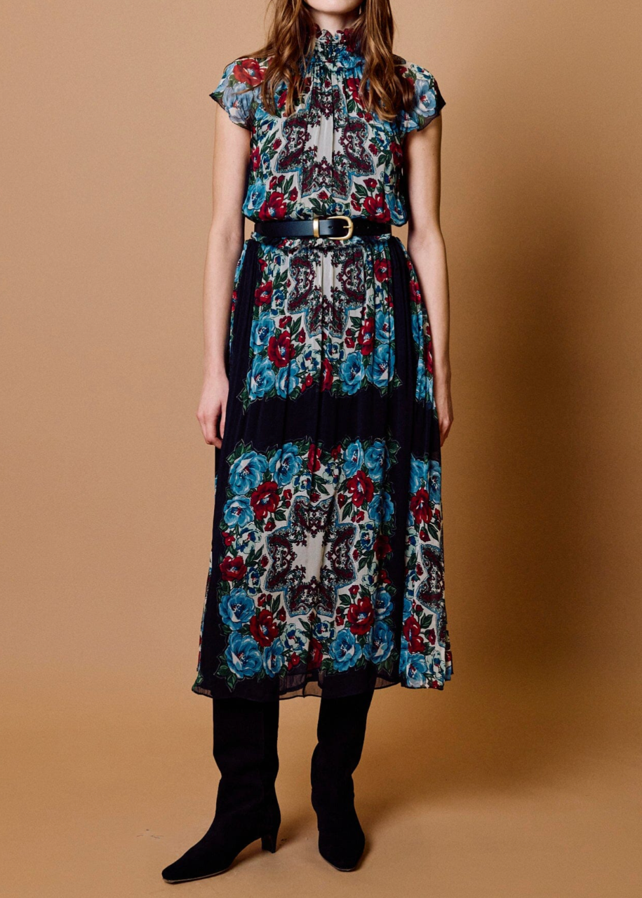 Cleobella Lyra Ankle Dress | Soir Print