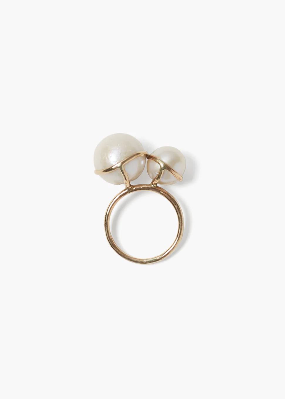 Chan Luu 14k Gold Phoebe Ring White Pearl