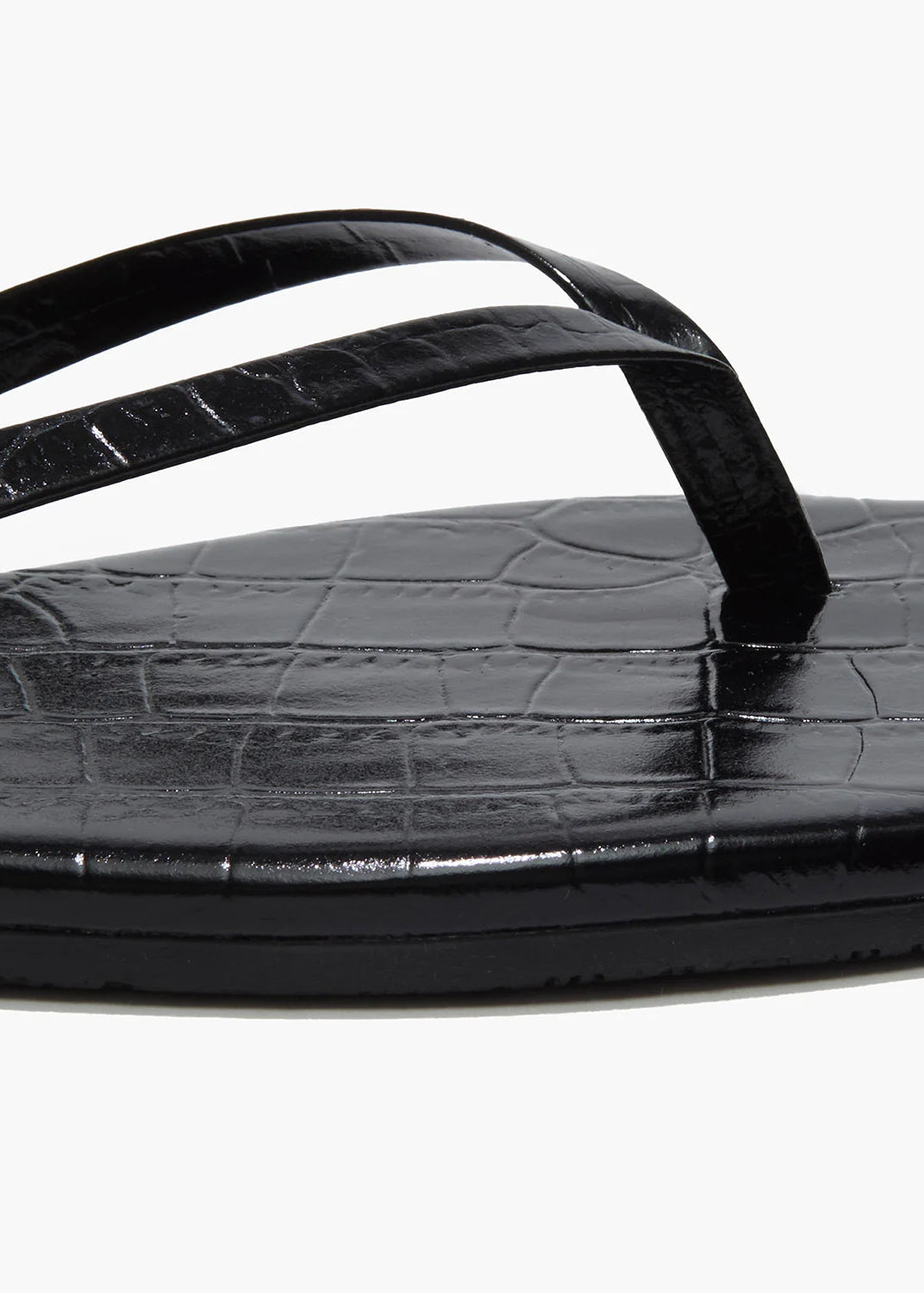 TKEES Square Toe Lily Croc | Sable