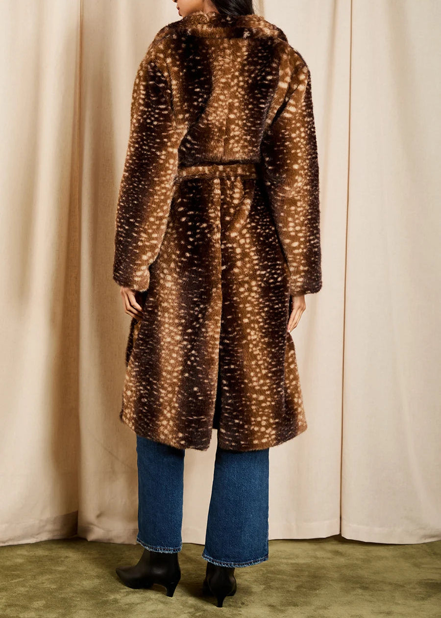 Saylor Svea Coat | Brown Multi