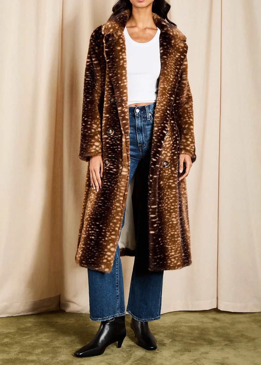 Saylor Svea Coat | Brown Multi