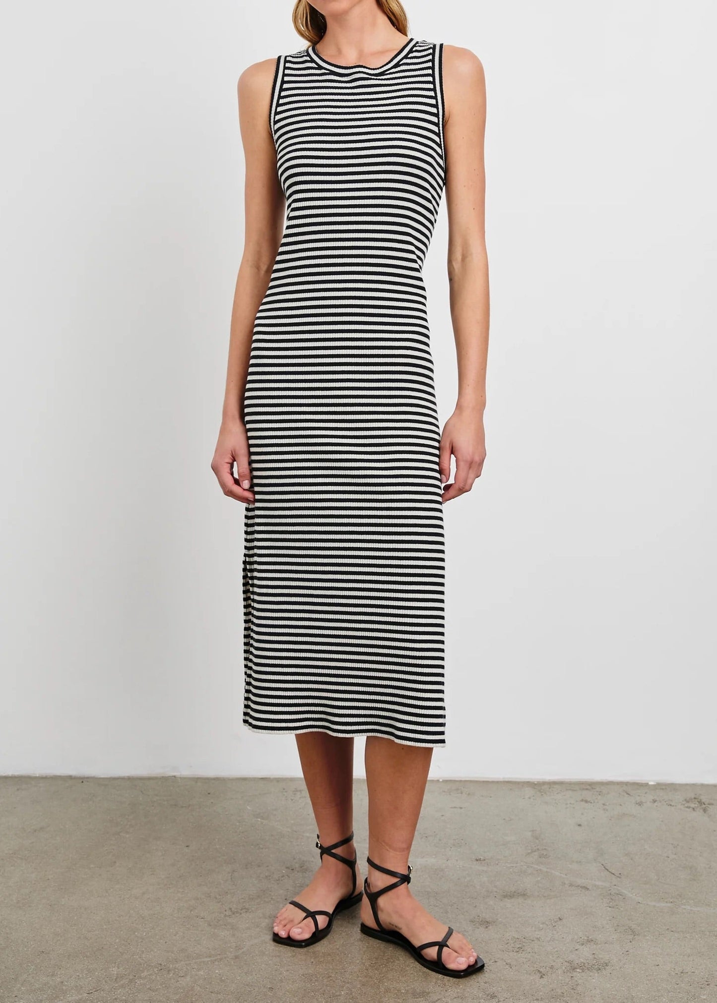 Rails Tank Dress | Black Birch Stripe
