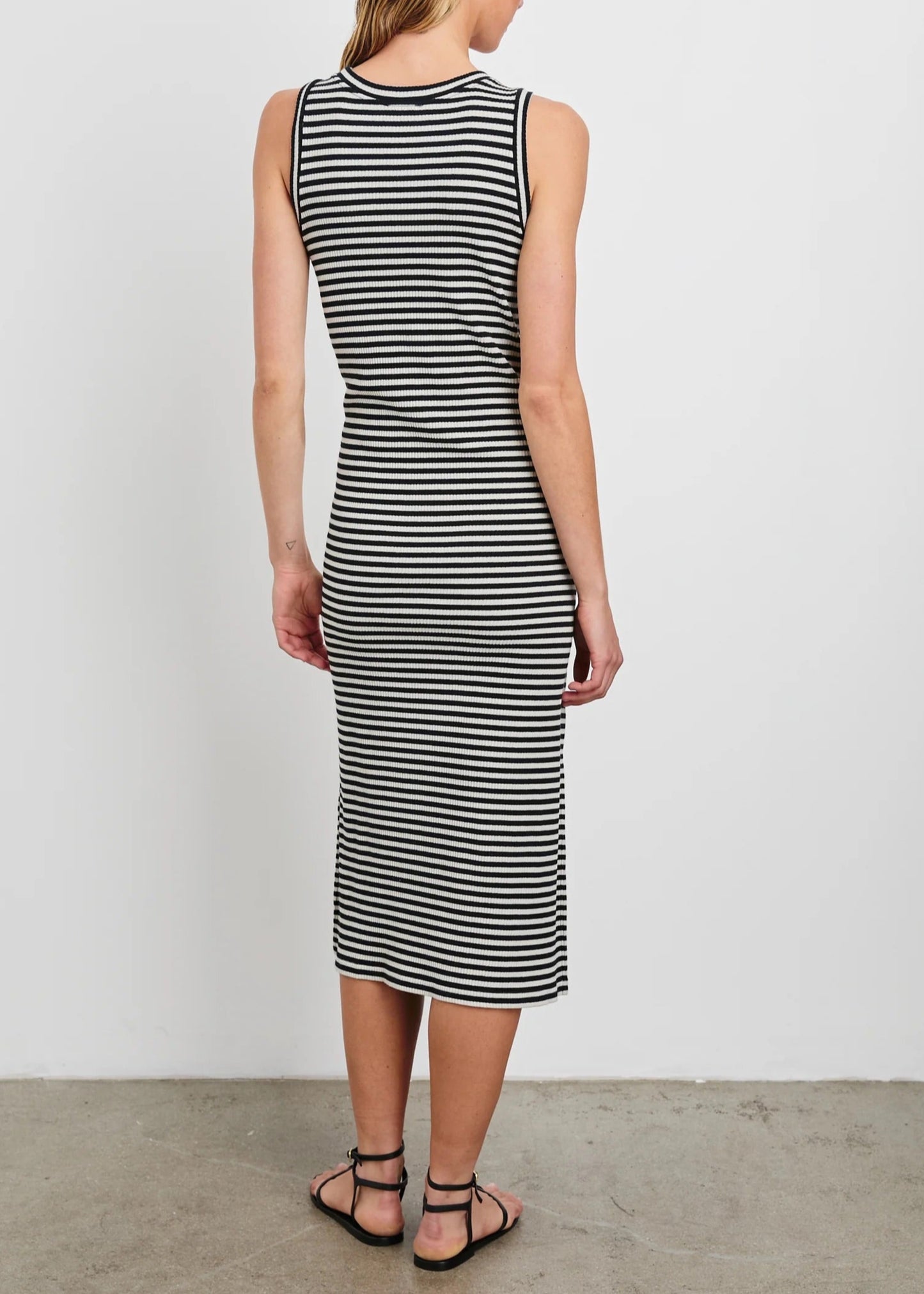 Rails Tank Dress | Black Birch Stripe