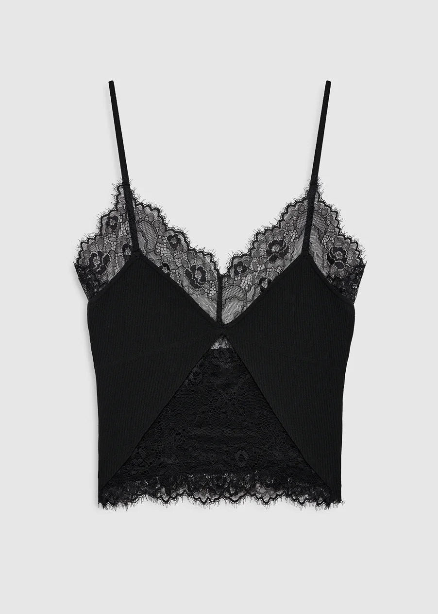 Anine Bing Tina Tank Top | Black