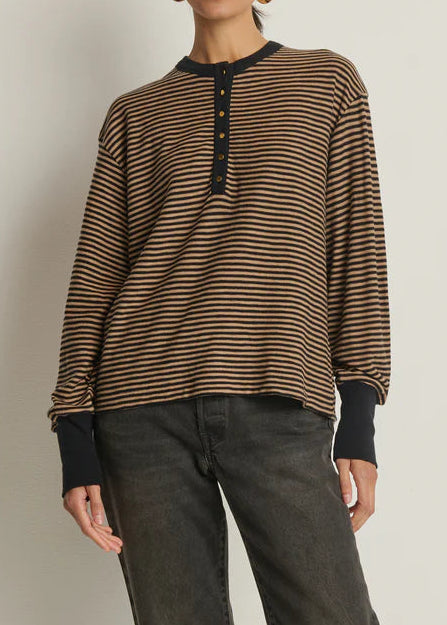 Nation LTD Victoria Henley | Mini Cocoa Stripe
