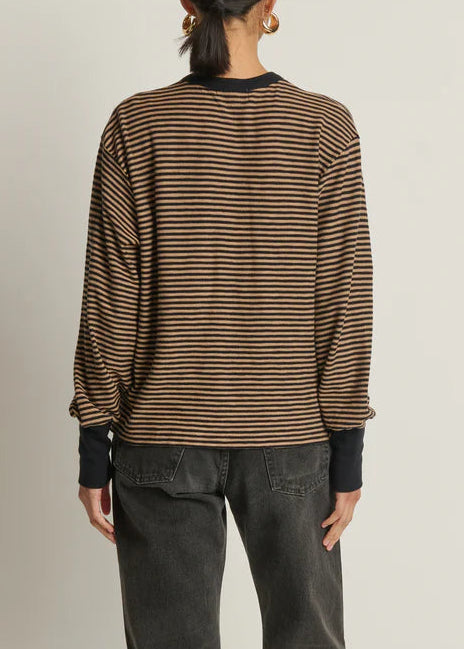 Nation LTD Victoria Henley | Mini Cocoa Stripe