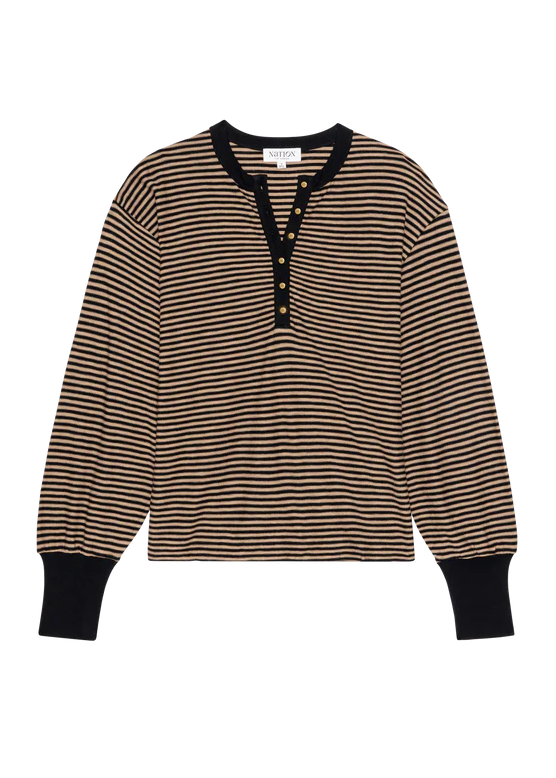 Nation LTD Victoria Henley | Mini Cocoa Stripe