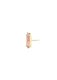 10k Dazzle Stud Pink Sapphire