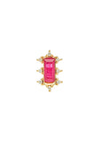 Mosaic Stud With Ruby