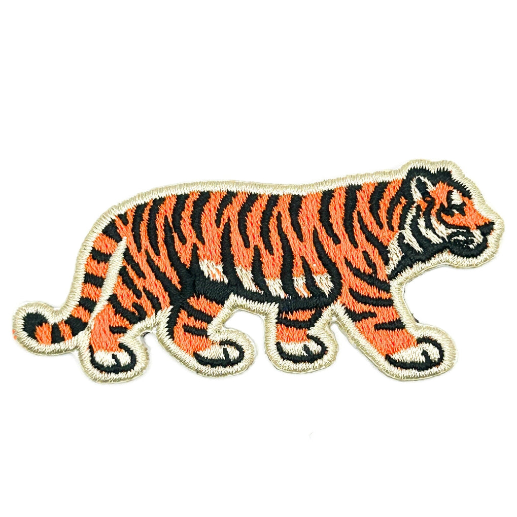 Field Trip Threads Tiger Embroidered Iron-On Patch