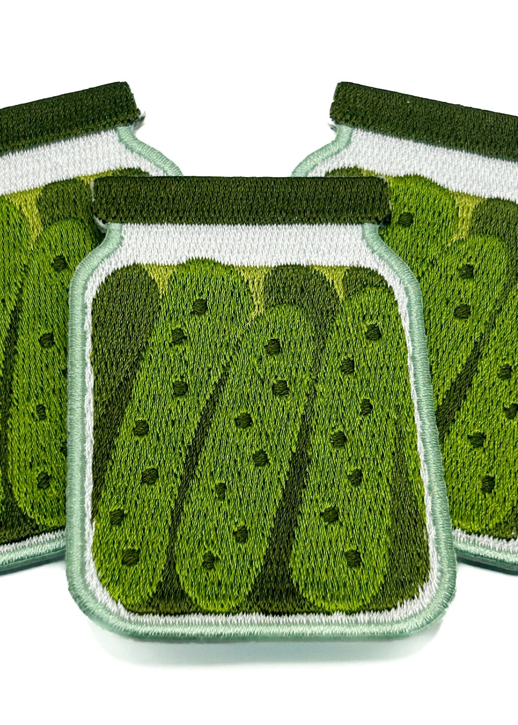 Field Trip Threads Pickle Jar Patch Embroidered Iron On