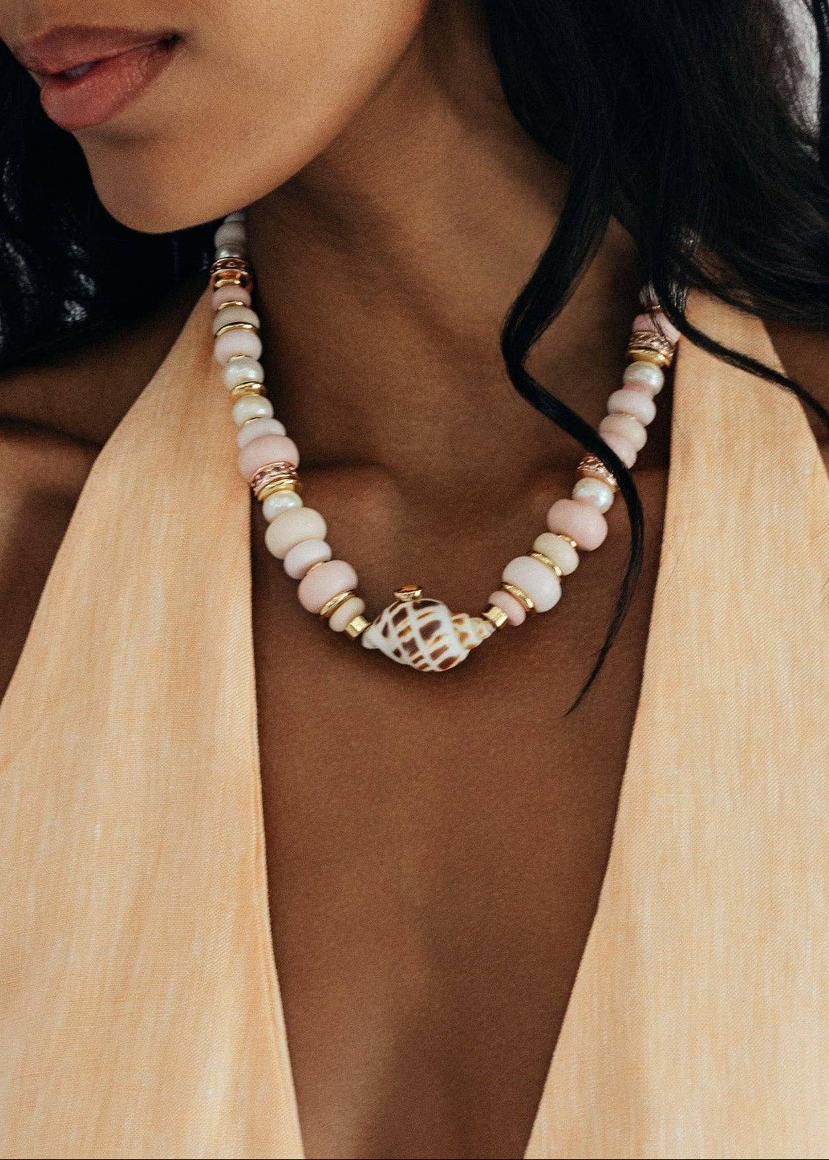Loren Hope Calypso Necklace | Coral