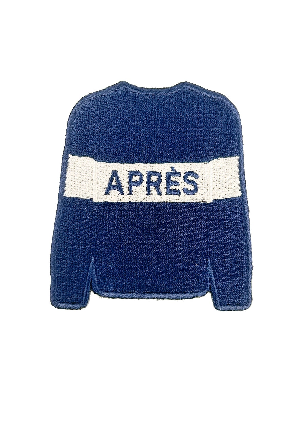 Field Trip Threads Après Ski Sweater Patch Embroidered Iron-On or Sew-On
