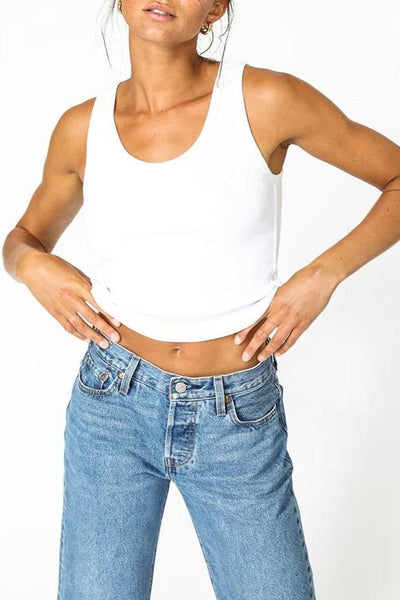Blondie Tank Top White