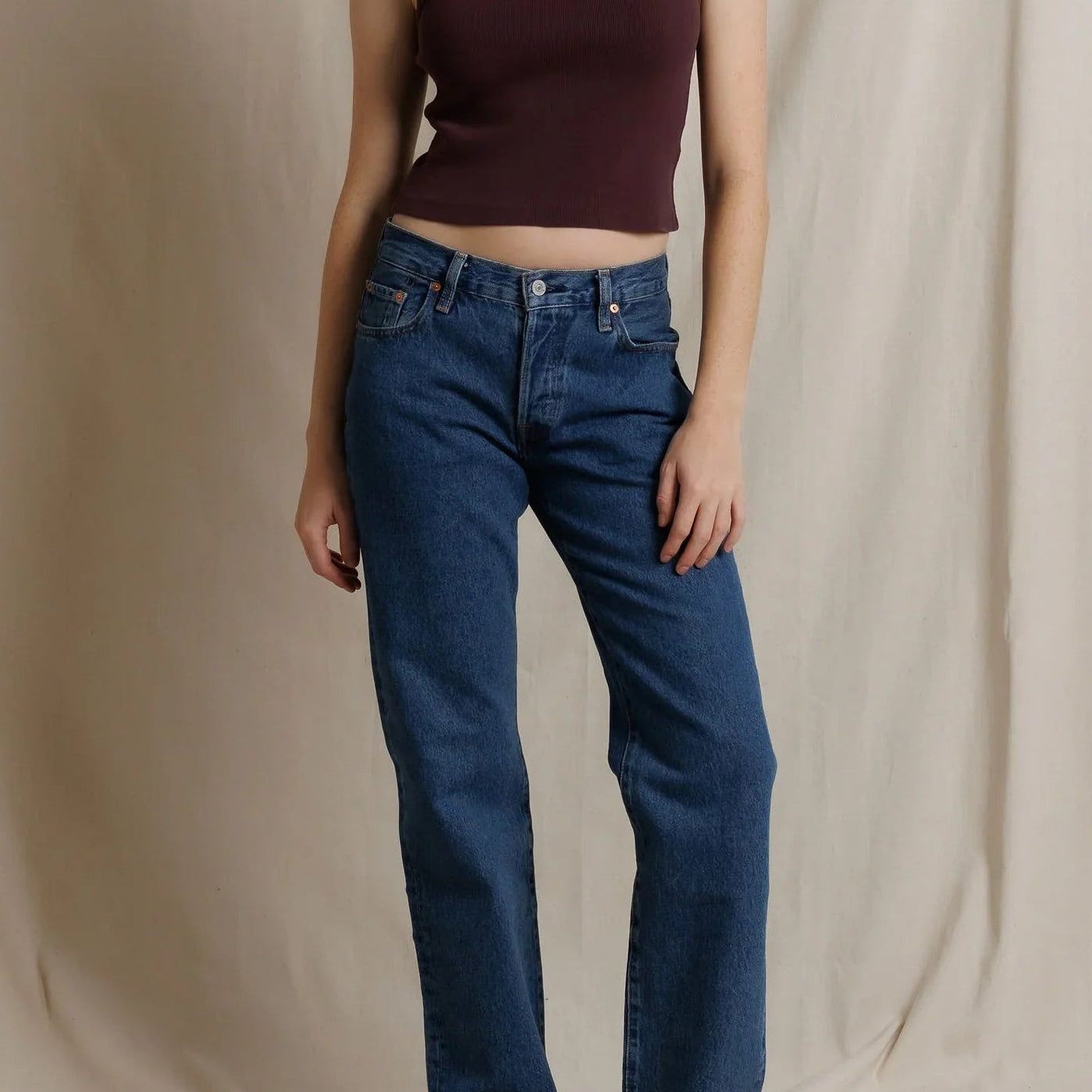 Perfect White Tee Blondie Rib Bra Friendly Tank | Cherry Lacquer