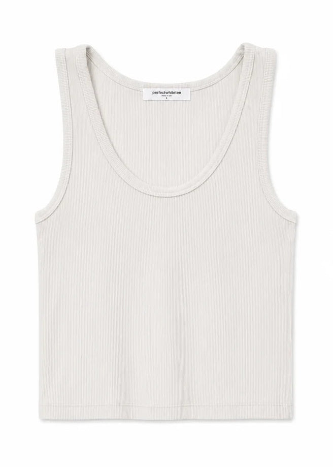 Perfect White Tee Blondie Tank Top | Whitecap Grey