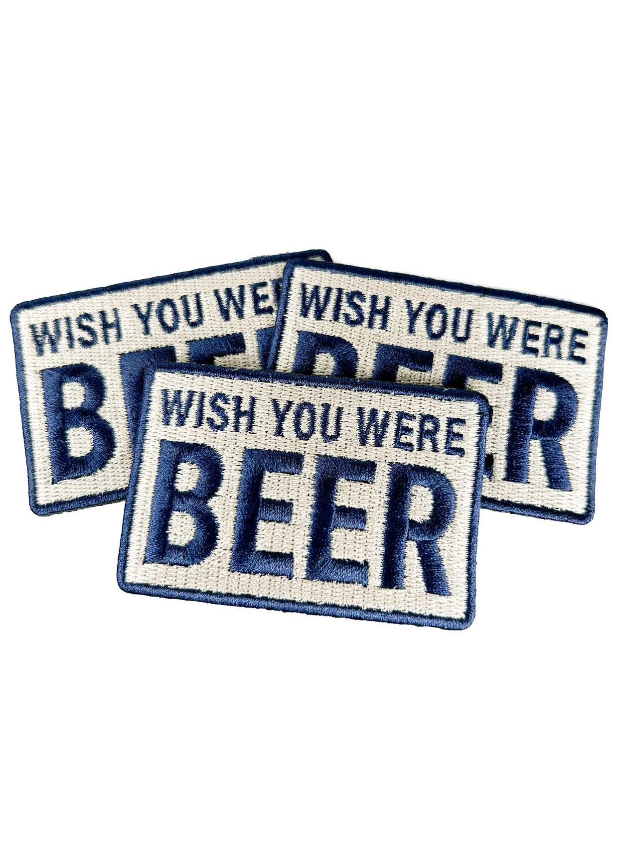 Field Trip Threads Wish You Were Beer Embroidered Patch