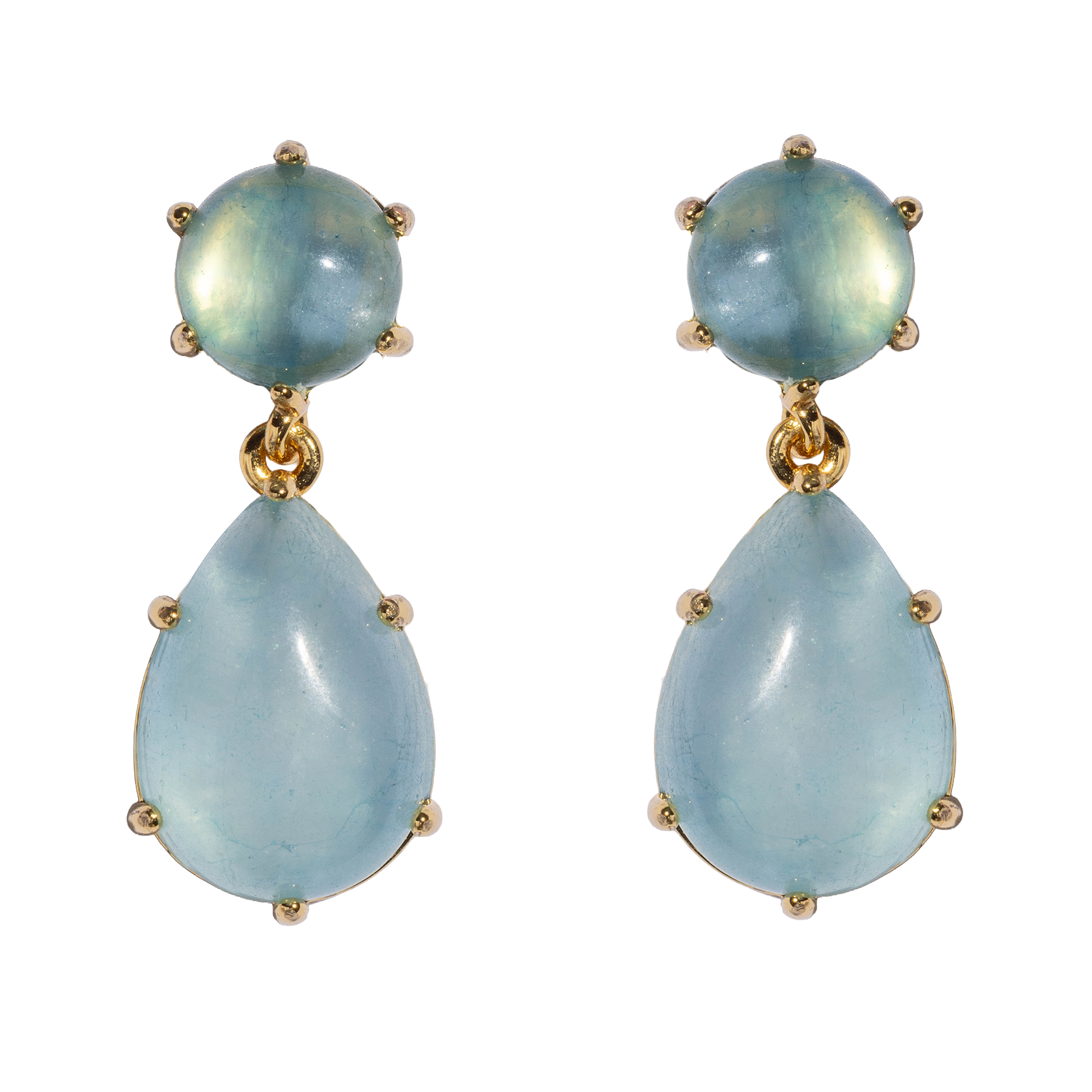 Loren Hope Elia Drop Earrings | Aquamarine