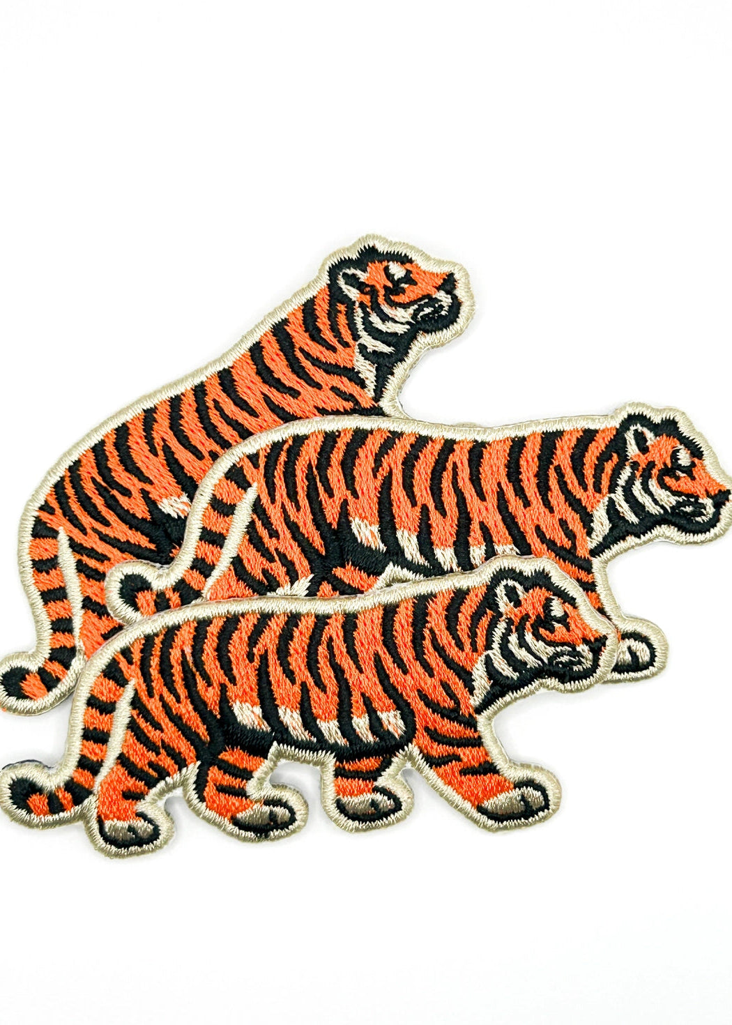 Field Trip Threads Tiger Embroidered Iron-On Patch