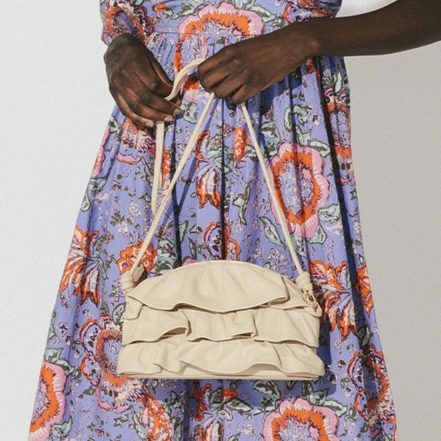 Cleobella Bellona Ruffle Shoulder Bag