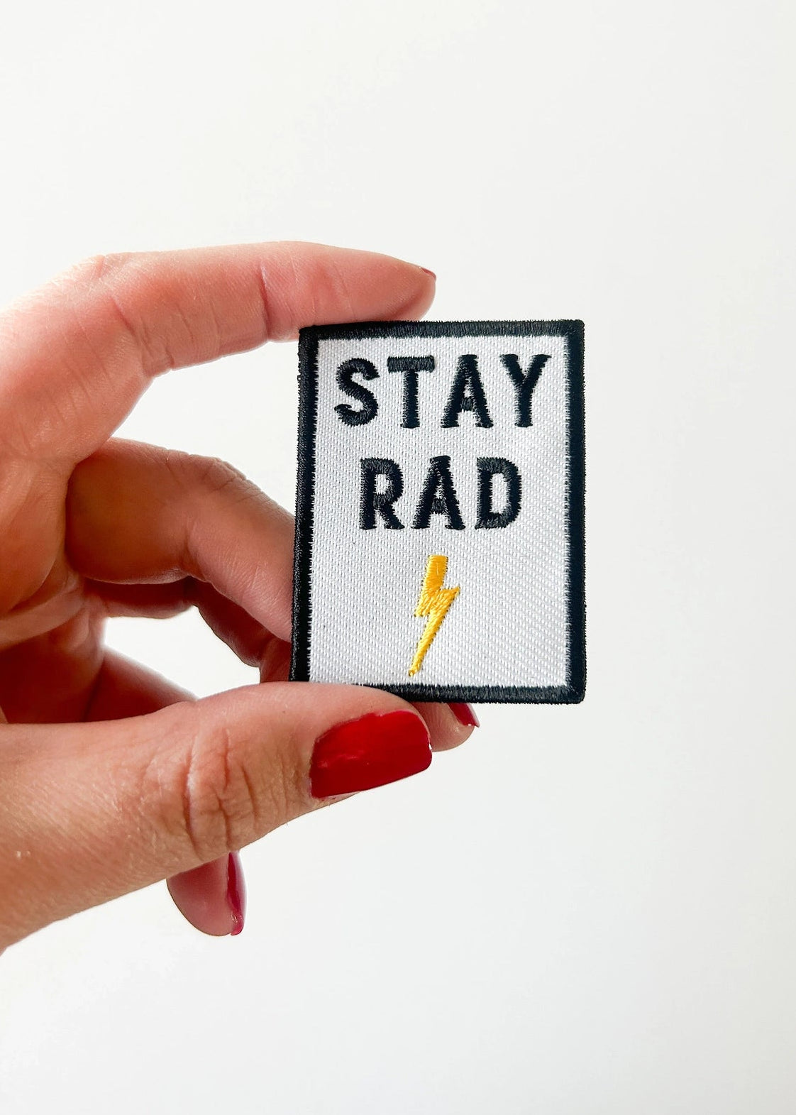 Field Trip Threads Stay Rad Embroidered Iron-On Patch