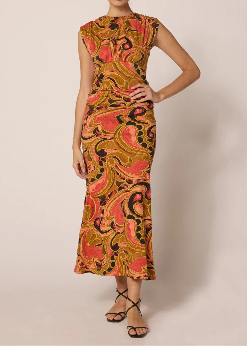 Cleobella Donna Ankle Dress | Osaria Print